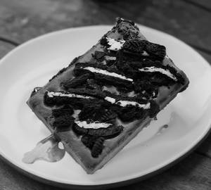 Oreo Chocolate Waffles