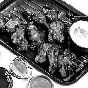 Grilled Chicken Wings Barbeque Sauce