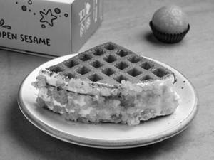 Mothichoor Ladoo Waffle