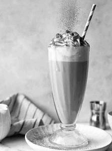 Cold Coffee With Wafer Vanilla Ice Cream