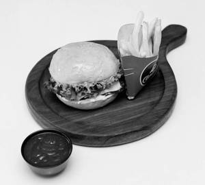 Veg burger combo