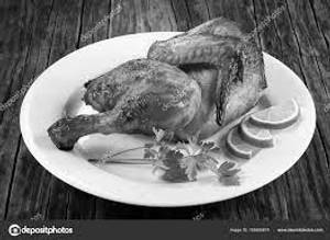 Grilled Chicken Half With Chicken Clear Soup(Serves-1)