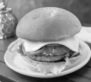 Grilled Cheese Aloo Tikki Burger