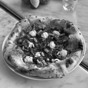 Asparagus Pesto & Goat Cheese Pizza