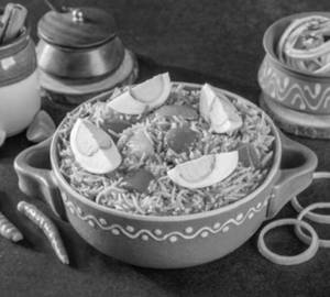 Egg pulao.