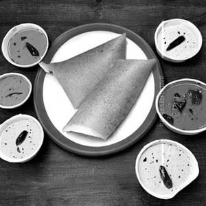Open Buter Masala Dosa