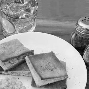 Veggy Garlish ( Veg Stuffed Garlic Bread + Mojito )