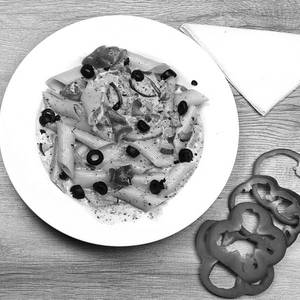 Non-veg Cream Of Mushroom Penne Pasta