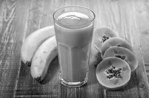 Papaya With Banana Juice