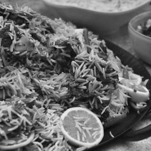 Mutton Rayalu Seema Biryani
