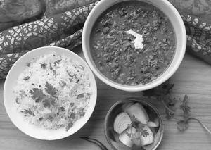 Dal Makhni+rice Meal