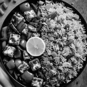 Veg Fried Rice & Starter Combo                               