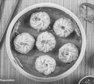 Steamed momos chicken 6pcs