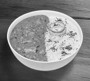 Jeera rice + paneer curry