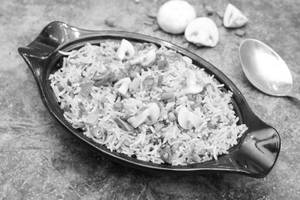 Mushroom Fried Rice.