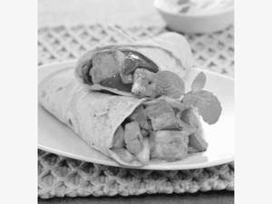 Healthy Paneer Tikka Roll