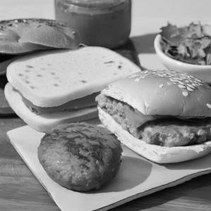 Chicken Burger + Veg Sandwich   