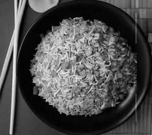 Veg Burnt Garlic Fried Rice