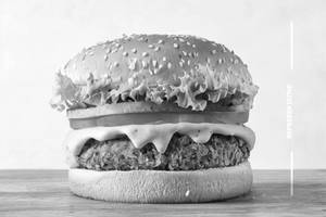 Veg Cheese Schezwan Burger