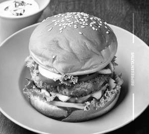 Barbeque chicken burger