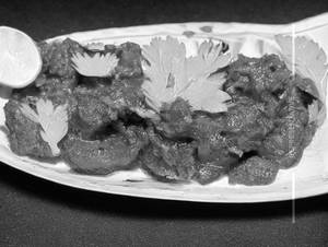Prawn Green Ghee Roast