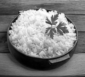 Plain rice