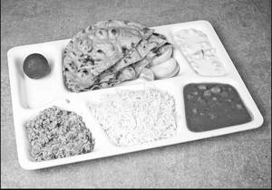 Paneer Bhurji Thali