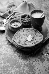 1 Aloo Paratha+ Lassi