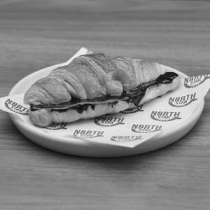 Chocolate And Caramel Croissant