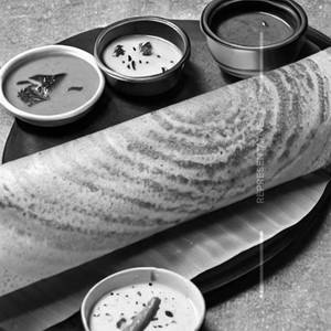 Garlic Onion Masala Dosa