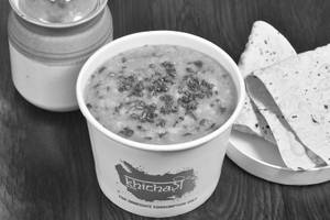 Garlic Spinach Khichdi