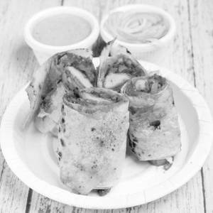 Peri-peri Chaap Tikka Roll