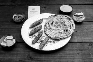 Seekh Kabab & Laccha Paratha