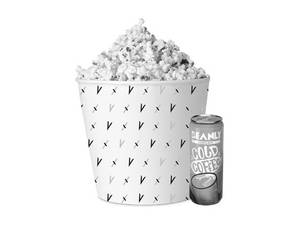 Large Salted Popcorn & Beanly Hazelnut Can Combo