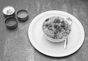 Schezwan Mushroom Fried Rice