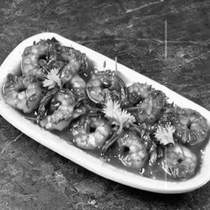Chilly prawns
