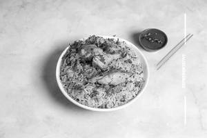 Chicken burnt garlic rice