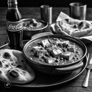 Matar Paneer + 1 Butter Naan                                                          
