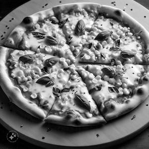  cheese corn pizza