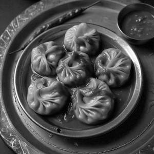 Chilly gravy momos