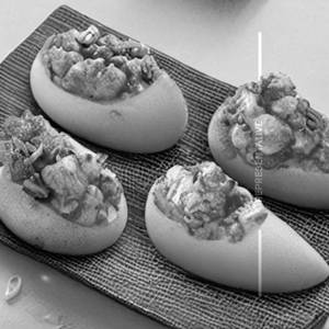 Hot Garlic Eggs