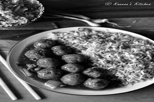 Veg Manchurian Rice (full)