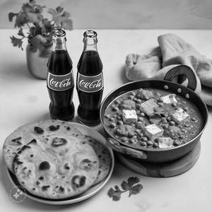 Matar Paneer + 2 Missi Roti 