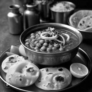 Chole + 4 Butter Roti