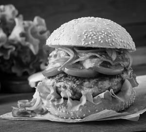 Grilled chicken burger