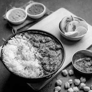Punjabi Chole Rice Bowl
