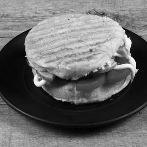 Cheese aloo tikki burger
