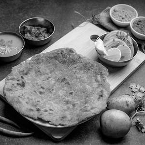Bajra Aloo Roti
