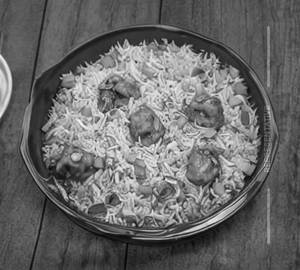 Chicken Manchurian Fried Rice 