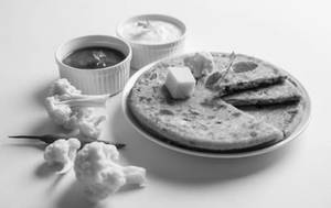 No Oil Gobhi Paratha